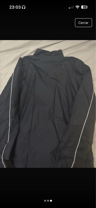 Cortavientos Nike Negro