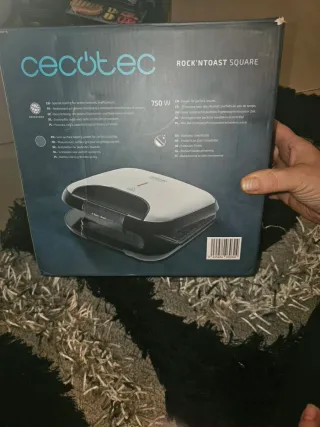 Cecotec Rock'nToast Square Plancha Parrilla