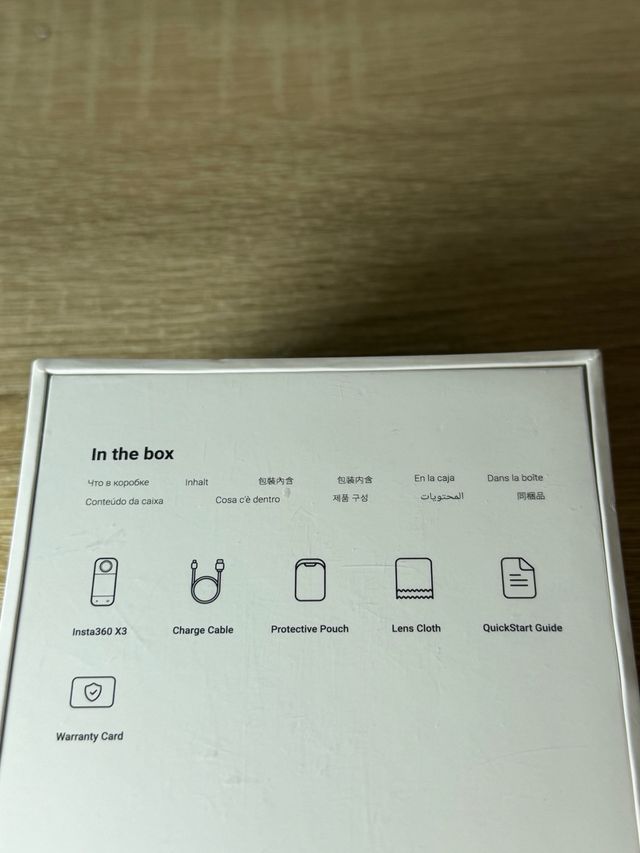 Insta360 X3 Cámara de Acción 360