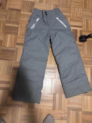 Pantalón de esquí gris. talla 8. Decathlon