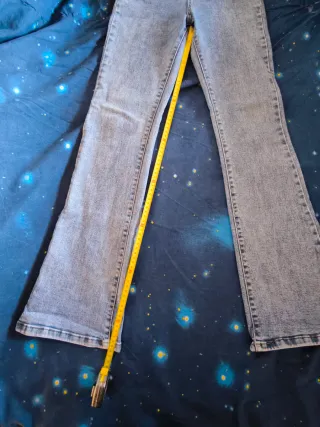 Jeans cotone a gamba larga taglia S, IT40