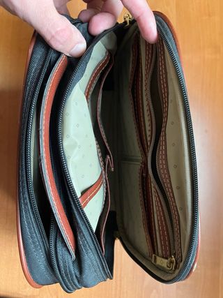 Neceser Samsonite Negro y Marrón