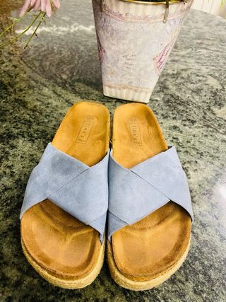 Sandalias Tina's Shoes Azul Plataforma