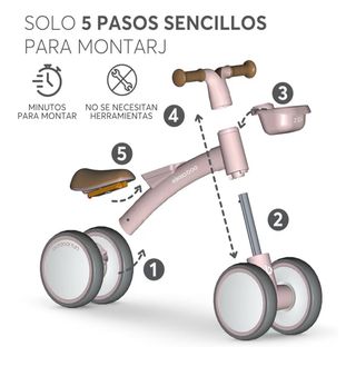 KikkaBoo ZIPI Bicicleta Sin Pedales Correpasillos