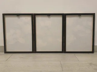 Trittico Quadri Moderni Canvas - Magnolie