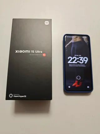 Xiaomi 15 Ultra Azul. Comprado el 14/02/2026. Con