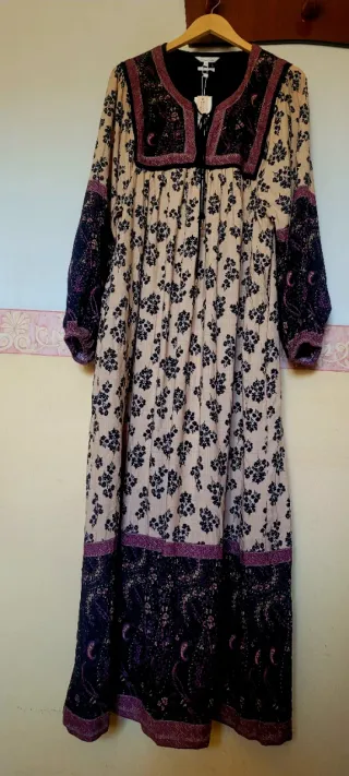 Vestido Boho Southern Cotton Talla M