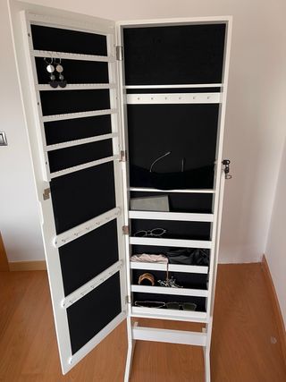 Espejo Joyero Blanco