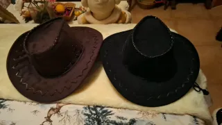 Lote 2 Sombreros Cowboy Negro y Marrón