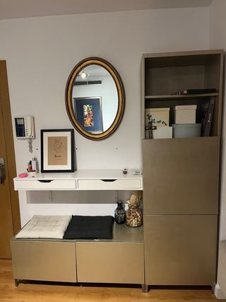 Conjunto IKEA Besta Ikea Gold