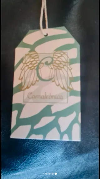 Vestido Camaleónica Ecopiel Negro Talla L .