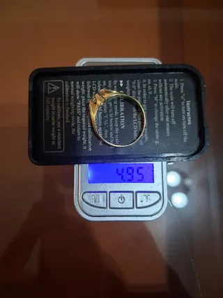 Anillo Solitario Oro 18k 0.750