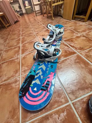 Tabla Snowboard + Fijaciones + Botas
