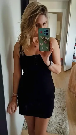 Vestido Negro Sezane