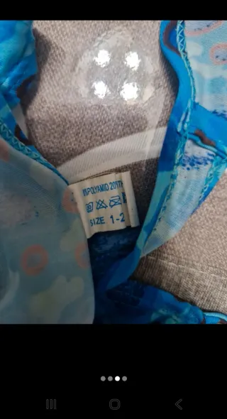 Costume da bagno bikini blu leopardato