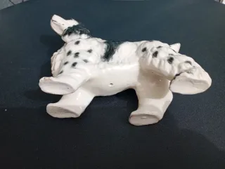 Figura Perro Spaniel Cerámica Vintage