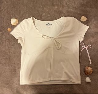 Top Hollister Blanco Talla XS