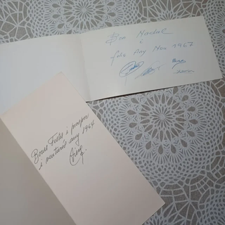 4 postales grandes años 60 Ferrandiz 26x12 cm