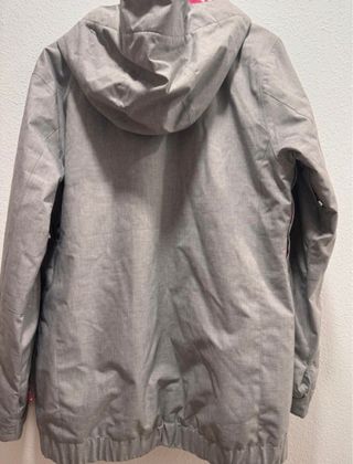 Chaqueta Snow Roxy Gris y Rosa
