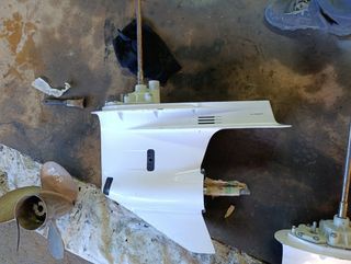 Cola Yamaha F300 Blanca