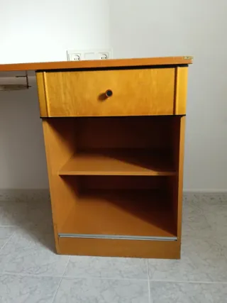 Escritorio, Estantería Pared y Módulo Cajones