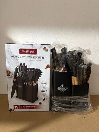 Set 19 Pezzi Utensili Cucina Cheffinger