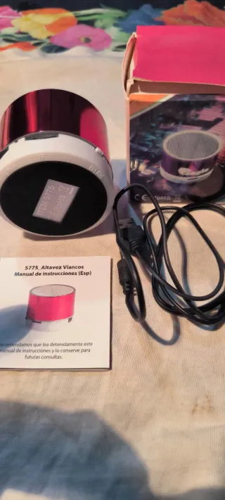 Altavoz Viancos 5775 Bluetooth Rojo