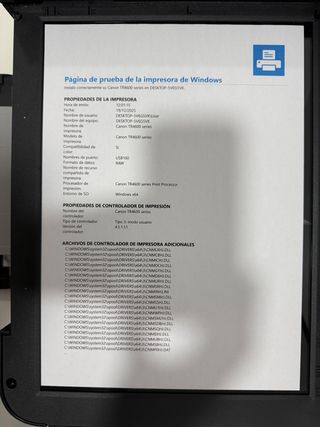 Impresora Canon PIXMA TR4650 Negra