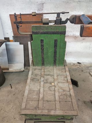 Báscula industrial antigua