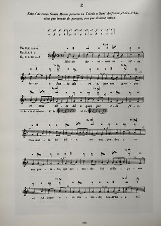 Alfonso X. Música. Arpa. Órgano