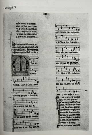 Alfonso X. Música. Arpa. Órgano