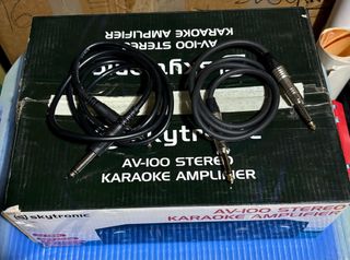 AMPLIFICADOR KARAOKE SKYTRONIC AV-100 MP3 (NUEVO)