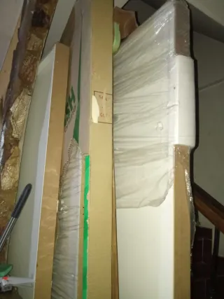 Puerta blanca lacada