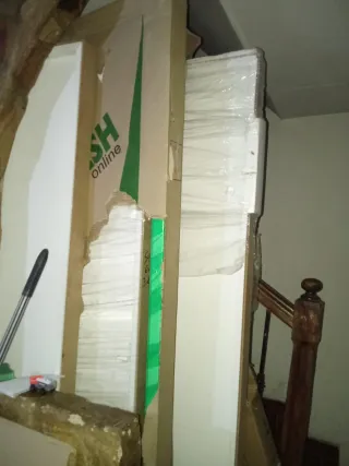 Puerta blanca lacada