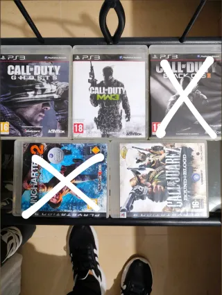 Consola PS3 Sony Negra + 2 Mandos + 15 Juegos