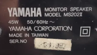 Monitor Yamaha MS202II