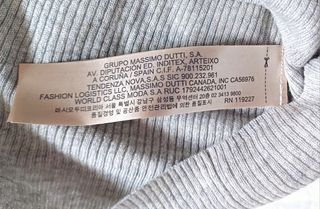 Jersey Massimo Dutti Seda y Lana Gris
