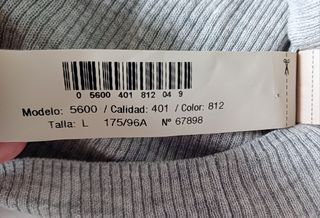 Jersey Massimo Dutti Seda y Lana Gris