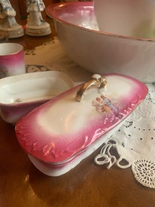 Conjunto de tocador porcelana de limoges
