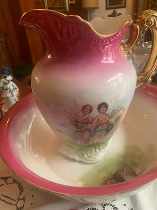 Conjunto de tocador porcelana de limoges