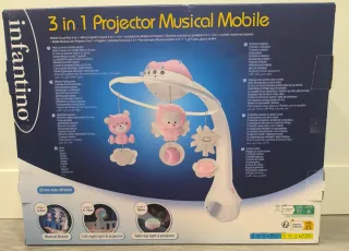 Móvil Musical Proyector 3 en 1 + Regalo Bañera