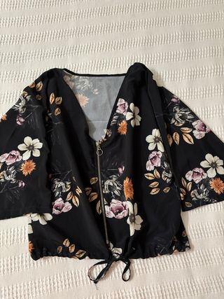 Chaqueta /camisa Verano Manga Japonesa Floral
