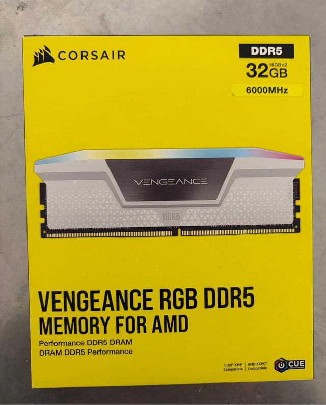 Corsair Vengance RGB DDR5 32GB 6000MHz