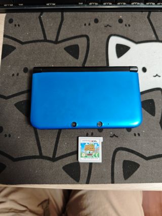 Nintendo 3DS LL Blu + Gioco Animal Crossing