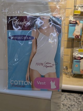 Camiseta Playtex Princesa Algodón Blanca