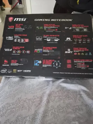MSI GL62M 7RDX Portátil Intel i5 GTX 1050