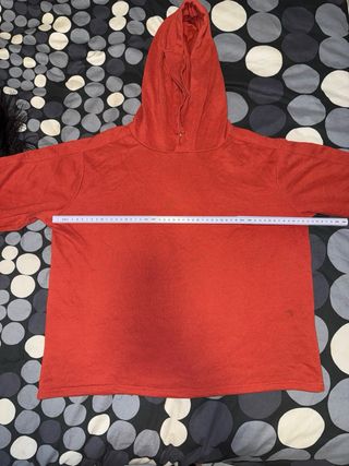 Felpa con cappuccio arancione