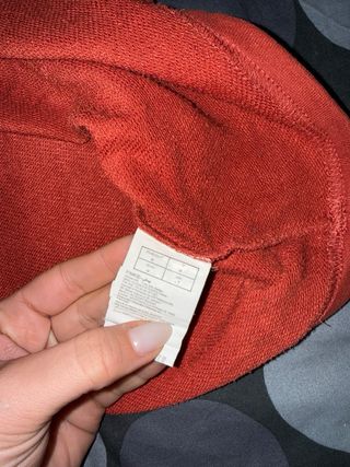 Felpa con cappuccio arancione