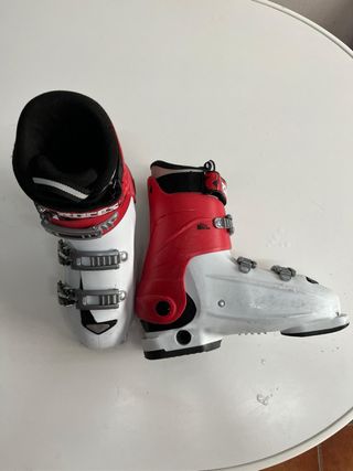 Botas de esquí Roces rojas y blancas