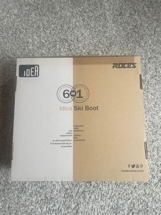 Botas de esquí Roces rojas y blancas